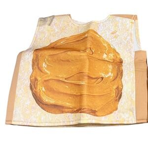 NWT Boo! Inc. Halloween Costume Peanut Butter Sandwich‎ Slip On Size 3-4T